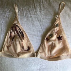 Victoria’s Secret Sequin Design Bralette Size M